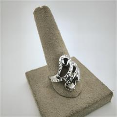 Unisex Silver Ring 925 Silver 5.5g Size:8